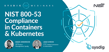Webinar NIST 800-53 Compliance in Containers and Kubernetes
