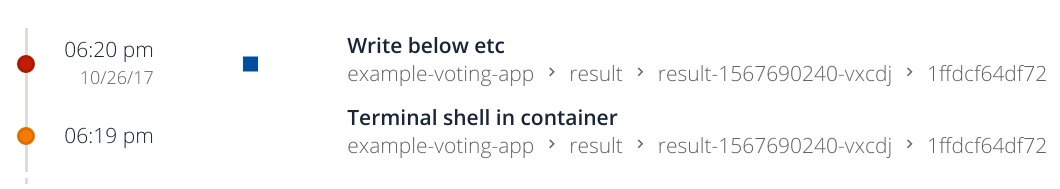 Docker security shell in container
