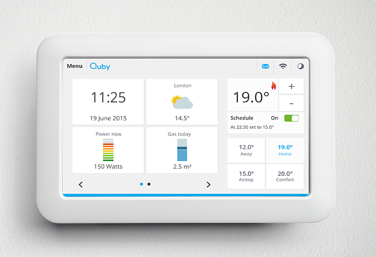 quby smart thermostat