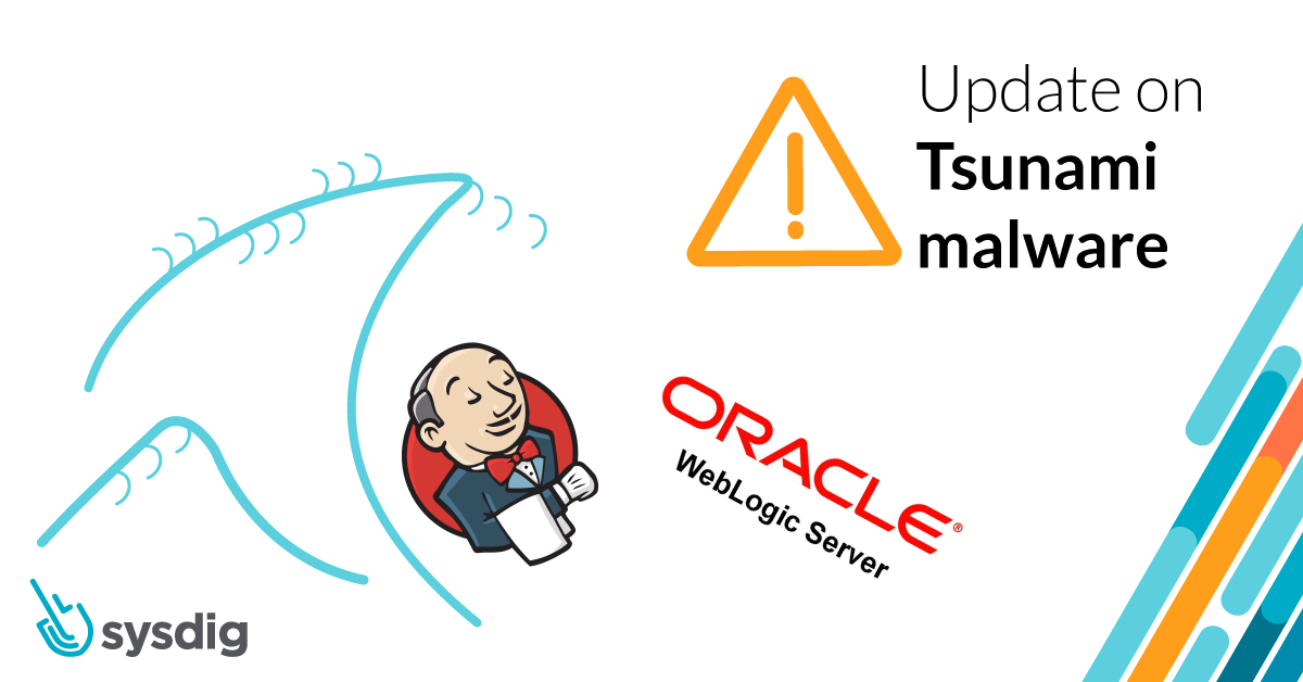 Threat news: Tsunami malware mutated. Now targeting Jenkins and Weblogic services thumbnail image