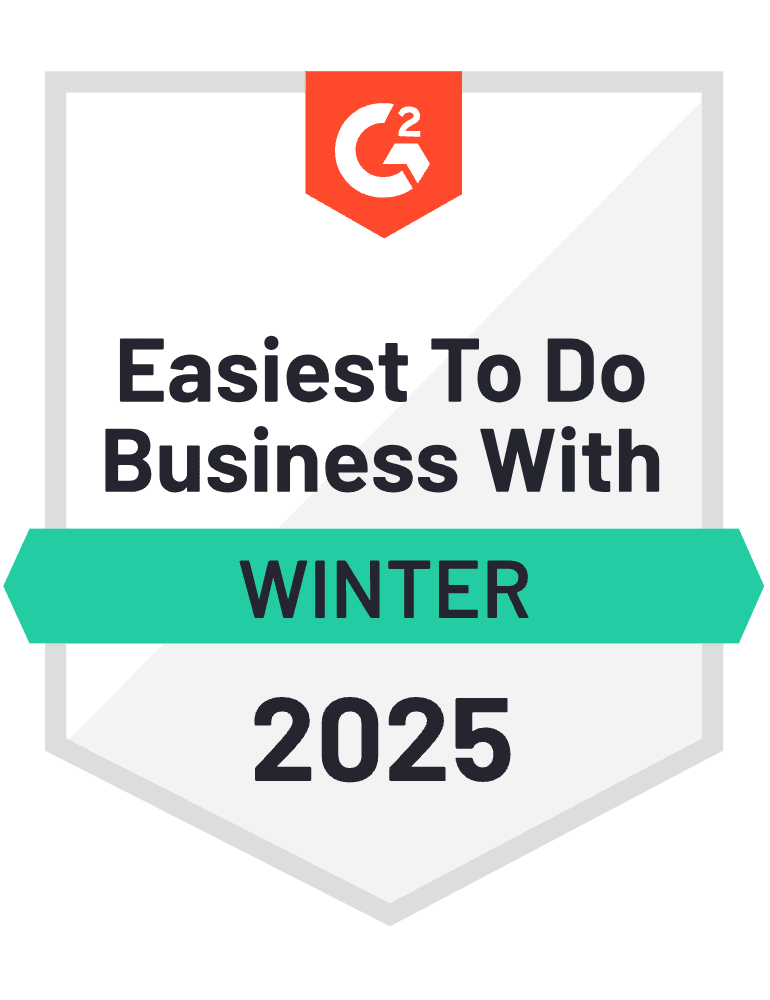 G2 Fall 2024 Easiest to do business with