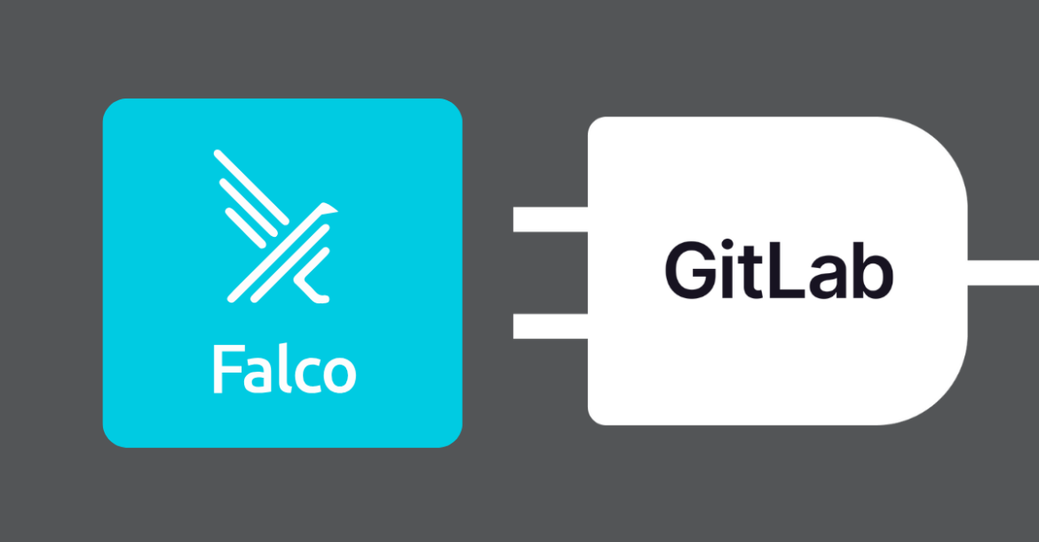 Falco logo and GitLab logo