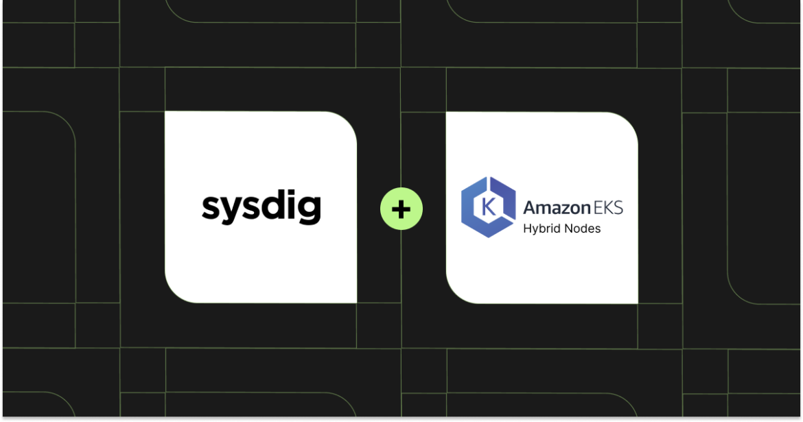 Amazon EKS Hybrid Nodes + Sysdig