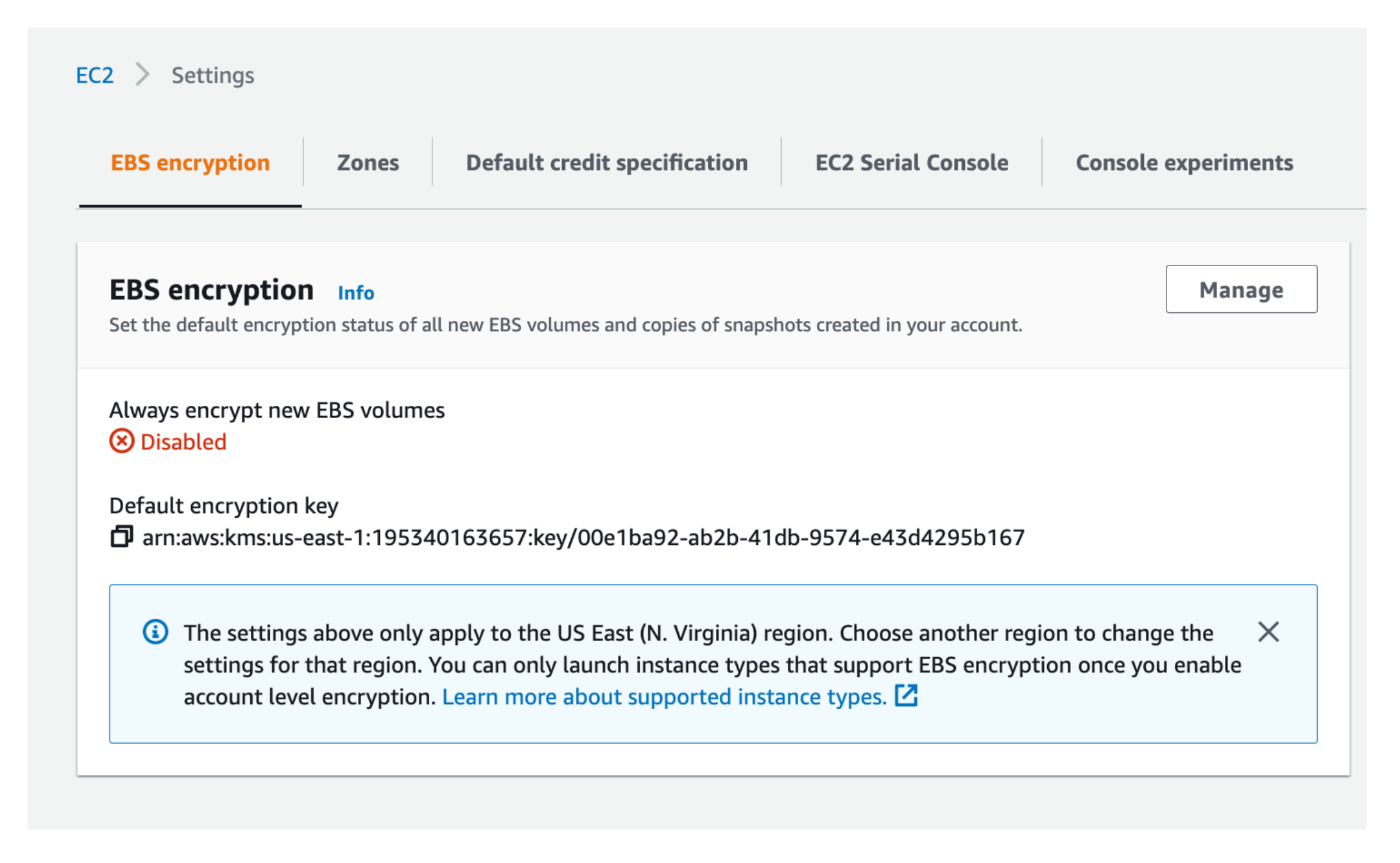 EBS Encryption being Disabled is a major security concern