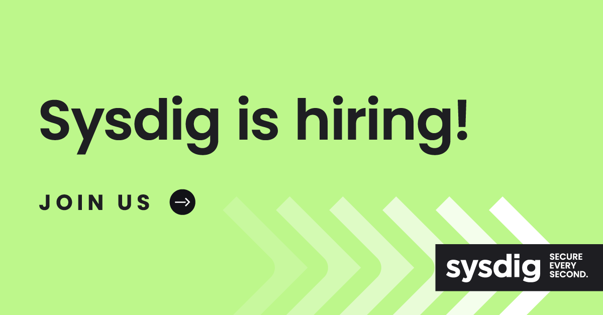 Product Manager – Jobs – Sysdig
