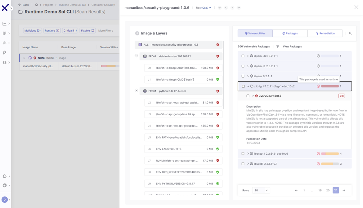 Use runtime insights to prioritize vulnerabilities