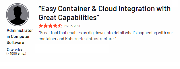 G2 Customer Quote Easy Container and Cloud Integration
