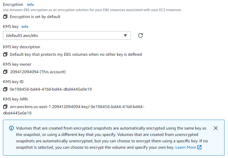 Amazon EBS Encryption