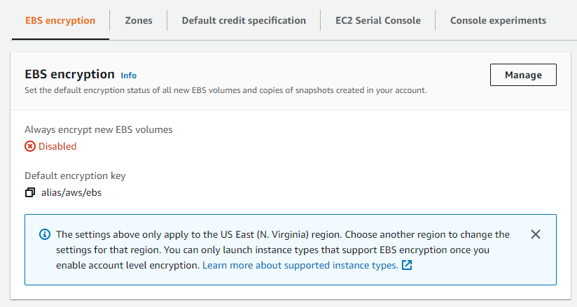 Amazon EBS Encryption