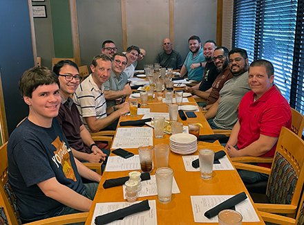 Sysdig Raleigh office dinner with Paris!